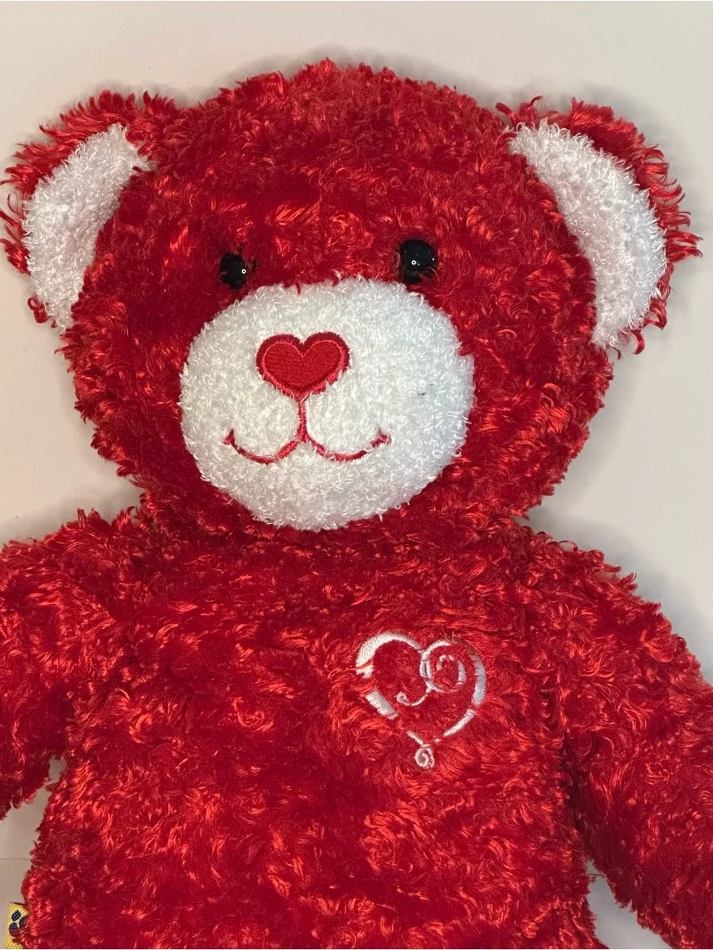 Build A Bear Sweet Hugs & Kisses Plush Teddy Bear W/ Satin Valentine Heart Dress